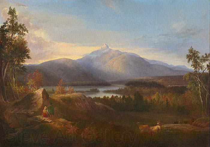 Alvan Fisher Chocorua Peak, Pond and Adjacent Scenery France oil painting art